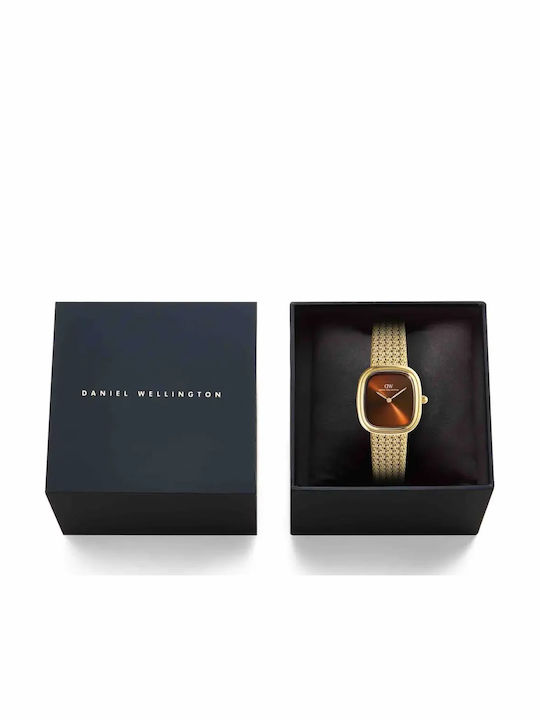 Braided Women's Watch 26mm Battery-Powered with Gold Metal Bracelet