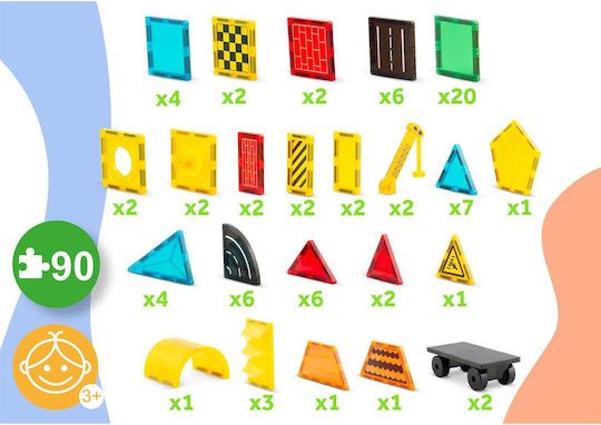 Magnetic Construction Toy for Children Aged 3+