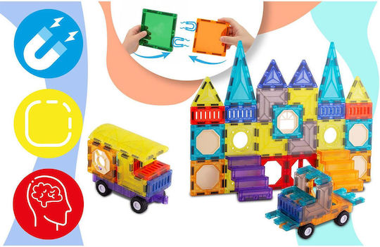 Joc Magnetic de Construcție pentru Copii de 3+ Ani