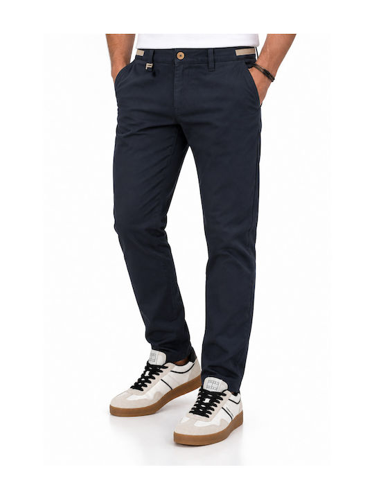 Ανδρικό Παντελόνι Chino Regular Fit Navy