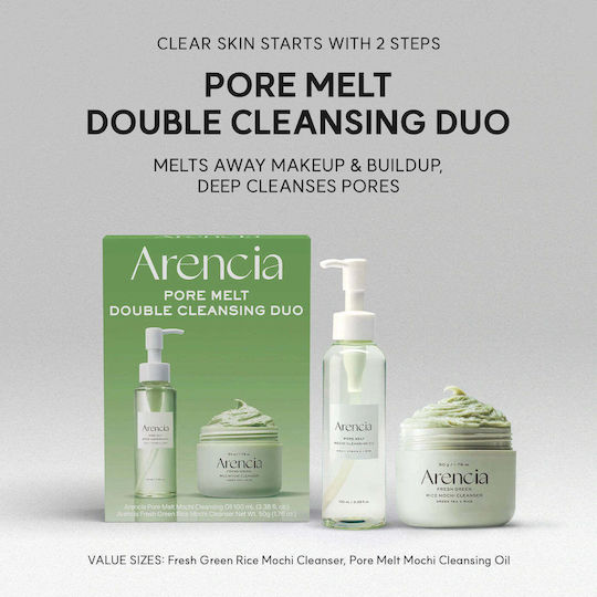 Arencia Pore Melt Facial Cleansing & Makeup Removing Oil for Oil Control & Blemish Prevention 100ml