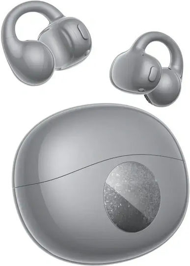 QCY Crossky C50i Open Ear Bluetooth Handsfree Headphones with Sweat Resistance and Charging Case Grey