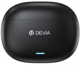 Devia EM423 In-ear Безжични Слушалки Bluetooth със Заряден Калъф Черни