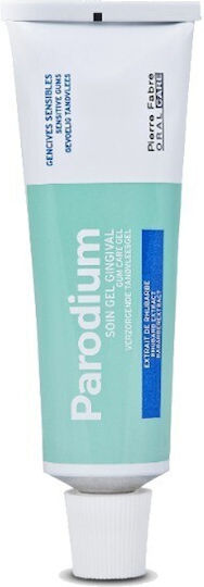 Gel Elgydium Parodium pentru gingii sensibile, prevenție a iritațiilor, 50ml, ajută la ameliorarea gingiilor umflate și sângerânde, contribuie la procesul de vindecare