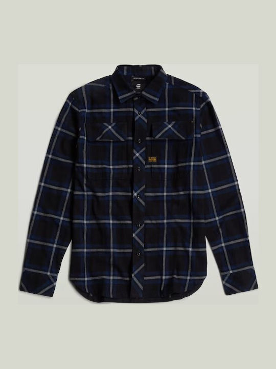 Long Sleeve Shirt in Regular Fit Blue