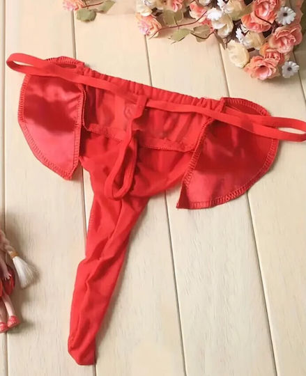 Roza Underwear Men's Sexy Red String