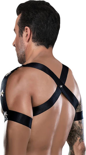 Sexy Ανδρικό Top Μαύρο