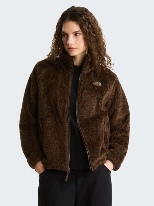 Osito Evolve Full Fleece Γυναικεία Ζακέτα με Φερμουάρ Dark Chestnut