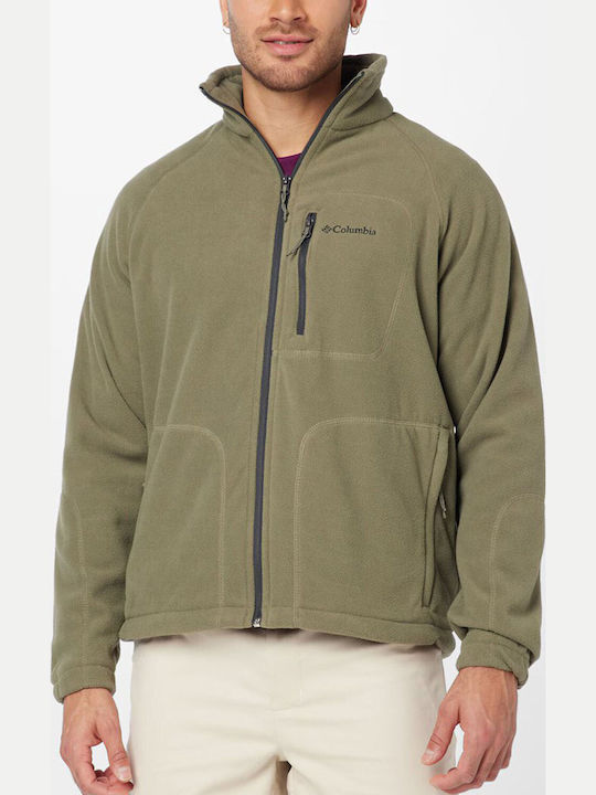 Columbia Fast Trek II Full Men's Fleece Jacket Stone Green