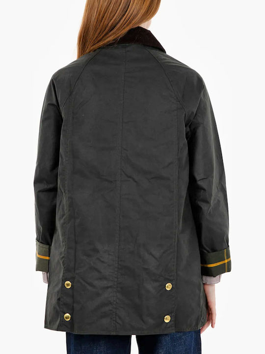Barbour Modern Beadnell Wax Women's Winter Jacket Sage/Ancient