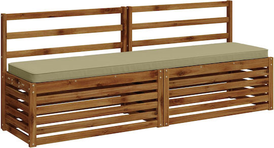 vidaXL Green Garden Bench Cushion 2 pcs 200x40 cm