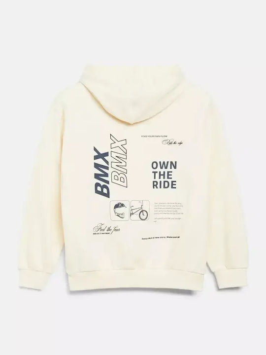 Kinder-Sweatshirt in Ecru