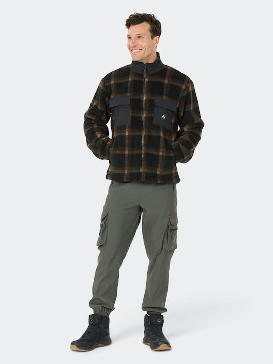 Herren-Fleecejacke Schwarz