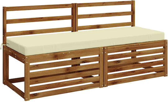 vidaXL Pernă pentru Bancă de Grădină Soest Crem 2 Buc. 140x50 cm