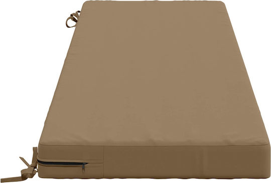 vidaXL Pernă pentru Bancă de Grădină Soest Taupe 2 Buc. 140x50 cm