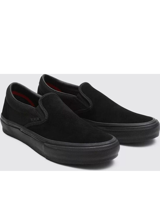 Skate Herren Slip-Ons Schwarz