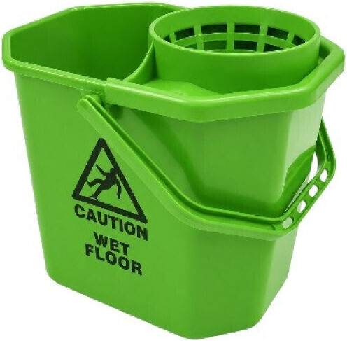 IPC Pulex Plastic Bucket with Wringer Capacity 12 L Red