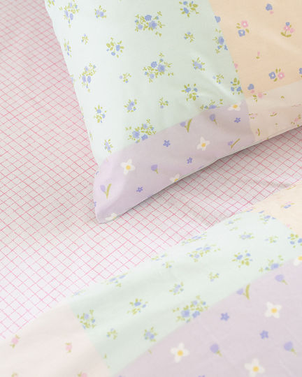 Rythmos Junie King Size Bed Sheet Set 270x290cm Multi (4 Pieces)