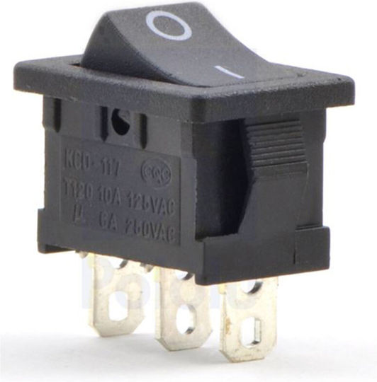 KAL Electronics Διακόπτης Rocker 1τμχ