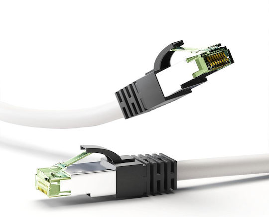 Goobay S/FTP Cat.8.1 Network Cable Ethernet 1m White