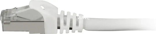 Sharkoon S/FTP Cat.7a Ethernet Network Cable 0.5m White