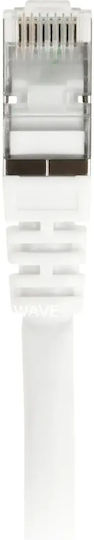 Sharkoon S/FTP Cat.7a Ethernet Network Cable 0.5m White