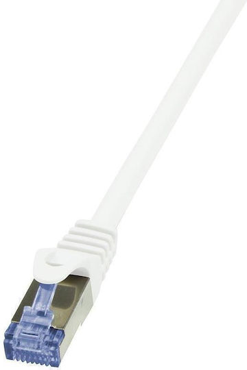 LogiLink S/FTP Kat.6a (Gigabit) Netzwerkkabel Ethernet 20m Weiß