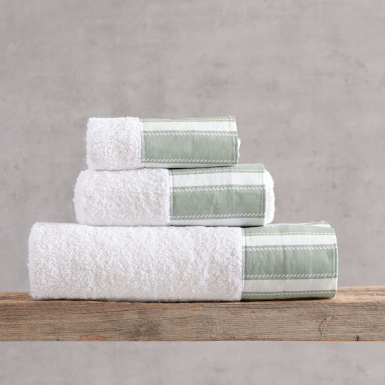 Rythmos Lesley 3-Piece Bath Towel Set Green 500 gsm