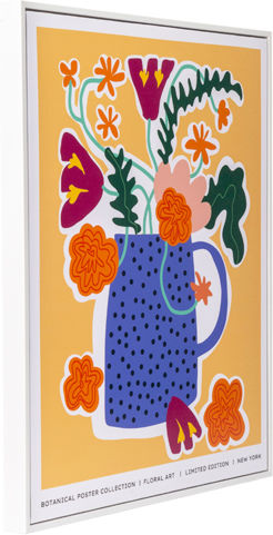 Set of 4 Canvas Paintings with Frame, Multicolored Flowers, 40x50cm Eurolamp 812-10062 Set of 4 Canvas Paintings with Frame, Multicolored Flowers, 40x50cm Eurolamp 812-10062