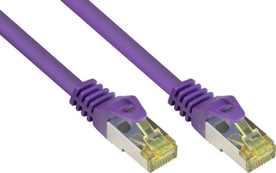 Alcasa S/FTP Kat.7 (10Gbps) Netzwerkkabel Ethernet 2m Lila