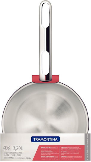 Tramontina Stainless Steel Pan 28cm