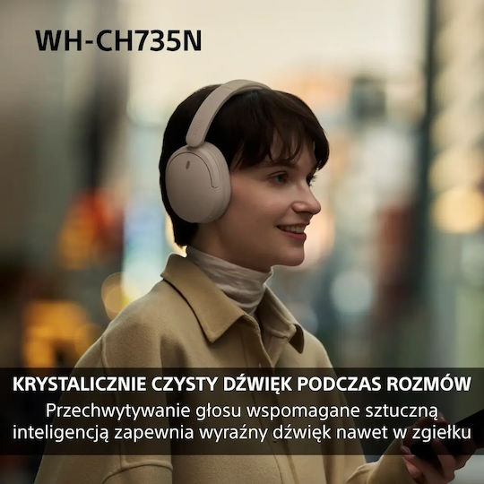 WHCH735N Безжични / Жични слушалки Over Ear, сини