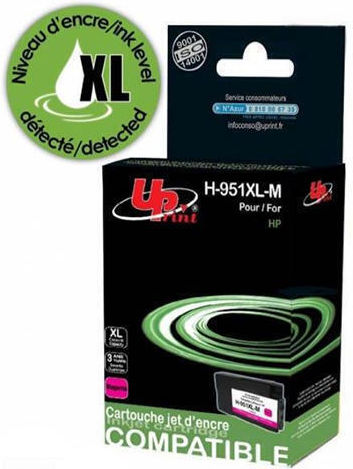 No.951xl Magenta Συμβατό Μελάνι Εκτυπωτή InkJet HP 17ml Ματζέντα 1τμχ