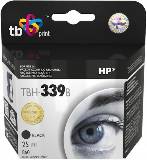 TB Print Συμβατό Μελάνι Εκτυπωτή InkJet HP 860 Σελίδων 25ml Μαύρο 1τμχ