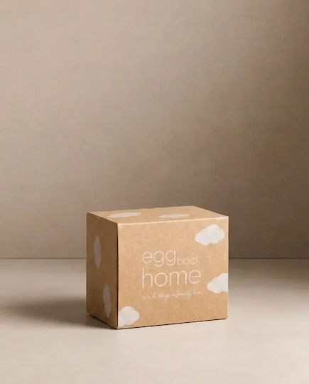 Egg Back Home Керамична чаша Жълта 450 мл