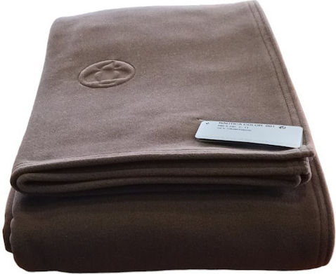 Manterol Casa Nautica Spanish Fleece Blanket Double 220x240 cm Beige