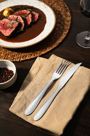 Tramontina Cutlery Set Stainless Steel 18/10 Silver 91 Pieces