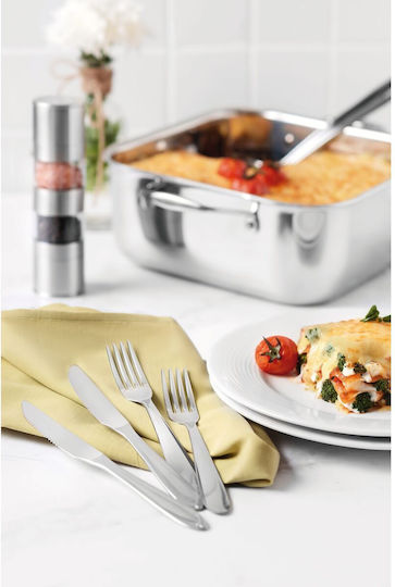 Tramontina 18/10 Stainless Steel Cutlery Set Silver 36 Pieces