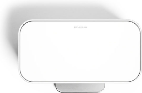 Simplehuman Кошче за Рециклиране от Неръждаема Стомана с Педал 15 л Сребристо