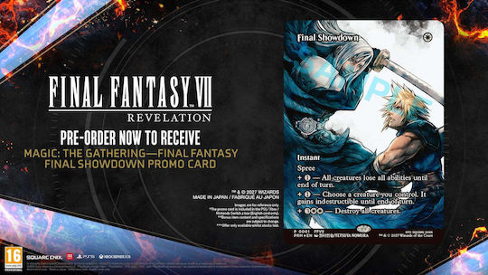 Final Fantasy VII Revelation + Exklusive Magic The Gathering Final Fantasy Promo Card PS5 Spiel
