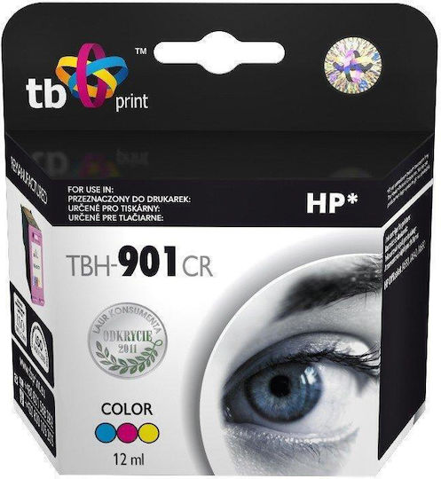 TB Print Συμβατό Μελάνι Εκτυπωτή InkJet HP TBH901CR 12ml Πολλαπλό (Color) 1τμχ