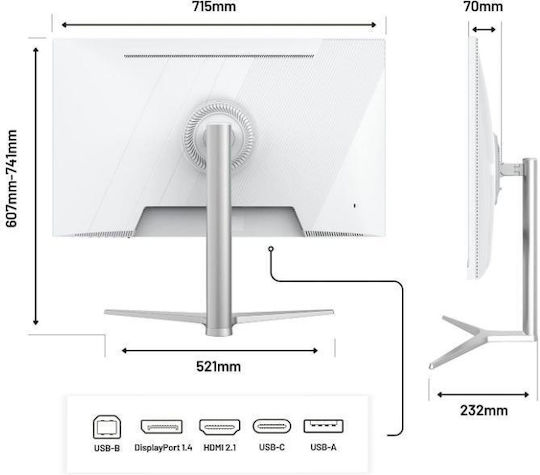 Japannext JN-IPS326K-HSPC9 IPS HDR Monitor 31.5" 6016x3384 with 8ms GTG Response Time White