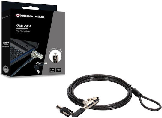 Laptop-Schloss Conceptronic Nbt Standard 1,8m Sw
