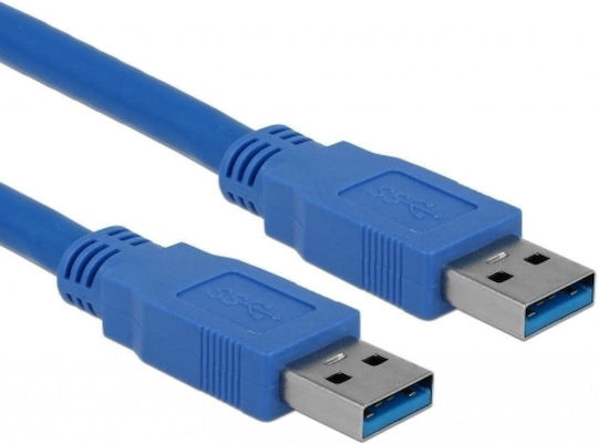DeLock USB 3.0 Cable USB-A male - USB-A male 0.5m (83121)