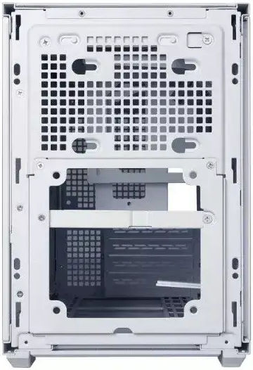 DAN B4-mATX Micro Tower Computer Case White Wood White - mATX Mesh
