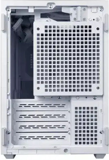 DAN B4-mATX Micro Tower Computer Case White Wood White - mATX Mesh
