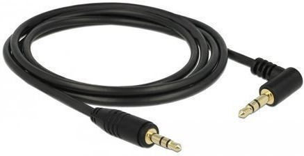 DeLock Καλώδιο Ήχου 3.5mm male - 3.5mm male Μαύρο 2m με Επίχρυσους Ακροδέκτες 83756