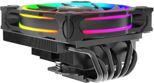 SOHO CPU Cooler for Socket AM4/AM5/1200/115x/1700 with ARGB Lighting