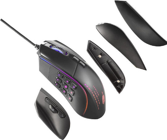 Spartan Gear Draco RGB Gaming Mouse Black