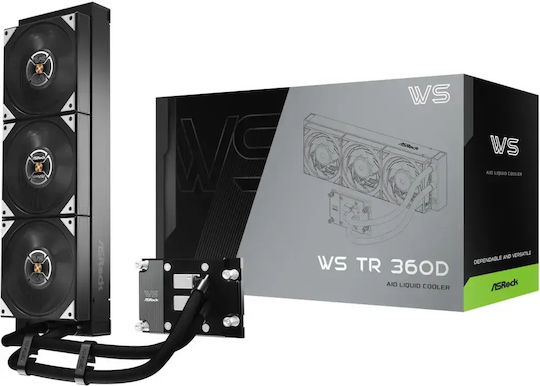 WS TR 360D Υδρόψυξη AIO CPU με 3 Ανεμιστήρες 120mm